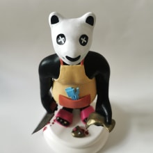 Mi proyecto del curso: Creación de un Art Toy (Chef Panda). Design de personagens, Escultura, Design de brinquedos, To, e Art projeto de Javier Olariaga Romero - 11.12.2022