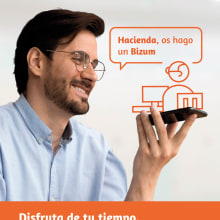 Campaña nueva APP de Bizum. Advertising, Graphic Design, Marketing, Web Design, and Poster Design project by Manu García - 12.14.2022