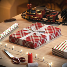 Eason: Xmas Unwrap. Advertising, 3D, and 3D Animation project by JVG - 12.14.2022