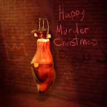 Happy Murder Christmas. Traditional illustration, 3D, and Digital Illustration project by David Luengo Torrejón - 12.20.2022