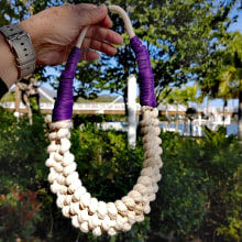 My project for course: Rope Jewelry for Beginners: Make Your Own Necklaces. Traditional illustration, Arts, Crafts, Jewelr, Design, and Macramé project by Vivian Mar - 12.22.2022
