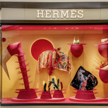 Wild Awakening — Window Display for Hermès México.. Un proyecto de Diseño, Artesanía y Escenografía de Mestiz - 27.12.2022