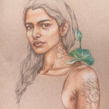 My project for course: Illustration with Pastel and Coloured Pencils. Illustration, Fine Arts, Pencil Drawing, Drawing, Portrait Illustration, Portrait Drawing, Realistic Drawing, and Artistic Drawing project by riemke.aggiobruce - 12.28.2022