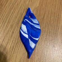 A blue leaf for my daughter (first attempt!). Design de joias projeto de Kristal Clark - 29.12.2022