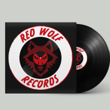 Branding for Red Wolf Records. Un projet de Design , Br, ing et identité, Design graphique , et Création de logos de Marcus FC - 29.11.2022