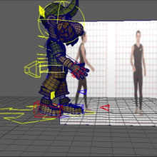 Mi proyecto del curso: Introducción al rigging para animación. Un proyecto de Animación, Rigging y Animación 3D de Joel Castro - 02.04.2022