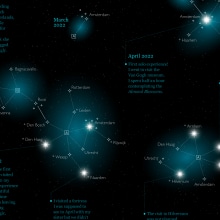 Constellations of Loneliness. Un proyecto de Diseño de la información, Infografía y Comunicación de Chris Tamburini - 12.01.2023