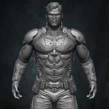 Batman Arkham Knight Warner Bros Vol 01 Sculpted by Yacine BRINIS. Un proyecto de 3D, Modelado 3D y Diseño de personajes 3D de Yacine BRINIS - 13.01.2023