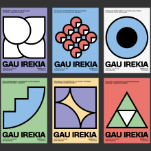 Festival Gau irekia. Un proyecto de Br, ing e Identidad y Diseño gráfico de Haizea Dobaran Montes - 16.01.2023