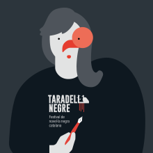 'TARADELL NEGRE'. Traditional illustration, Advertising, Art Direction, Br, ing & Identit project by Alba Ortega Codina - 01.16.2023