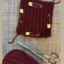Mi proyecto del curso: Crochet: crea prendas con una sola aguja. Fashion, Fashion Design, Fiber Arts, DIY, Crochet, and Textile Design project by Barbara Tarcic - 01.11.2023