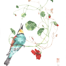 ZENTRUM Series. Un projet de Beaux Arts, Peinture, Aquarelle, Illustration botanique et Illustration naturaliste de Silvia Molinari - 17.01.2023