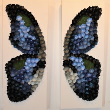 Butterfly Garden. Design, Artesanato, e Papercraft projeto de Linda Majewski - 17.01.2023