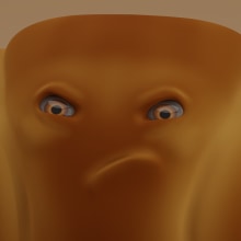 "Croissant man". Un proyecto de Modelado 3D, Diseño de personajes 3D y Diseño 3D de BowMind - 16.01.2023