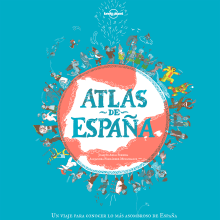 Atlas de España. Ilustração tradicional projeto de Alejandra Fernández - 01.12.2022