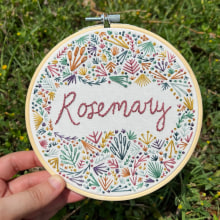 Gift for Baby Rosemary. Bordado projeto de ldsafa - 24.01.2023