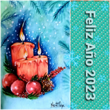 CHRISTMAS 2022/2023. Design, Ilustração tradicional, e Pintura em aquarela projeto de nenetuya - 24.01.2023