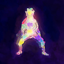 Dancing Rainbow Thorns. Un proyecto de Motion Graphics, 3D, Animación, Animación de personajes y Animación 3D de Vladimir Nesterov - 28.01.2023