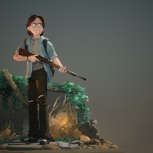 The Last of Us in Quill VR. Un proyecto de 3D, Dirección de arte, Diseño de personajes, Modelado 3D y Concept Art de Federico Moreno Breser - 27.01.2023