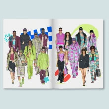 inspo: VERSACE. Moda, Design gráfico, Colagem, e Design de moda projeto de Mila Moura - 22.11.2022