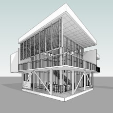 Mi proyecto del curso: Diseño y modelado arquitectónico 3D con Revit. Un projet de 3D, Architecture, Architecture d'intérieur, Modélisation 3D, Architecture numérique , et ArchVIZ de Armando Gutiérrez Ventura - 30.01.2023