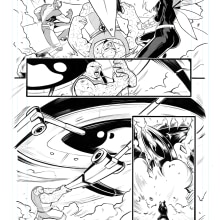 X-MEN COMIC PAGES (portfolio test). Traditional illustration, Comic, Stor, and board project by Ibon Arribas - 11.08.2022