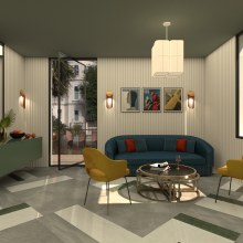 The 30's in a modern place. Interior Design project by marisolla - 02.05.2023