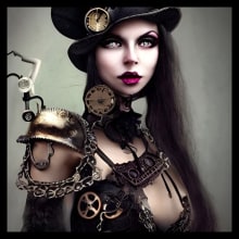 Steampunk Woman. Un proyecto de Post-producción fotográfica		 de Alessia Convertini - 03.01.2022
