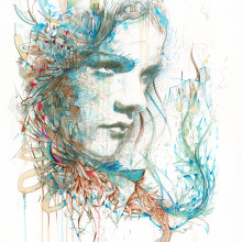 Painting in 100 stages and flipbook. Traditional illustration, Photograph, Animation, Arts, and Crafts project by Carne Griffiths - 02.01.2023