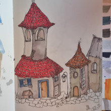 Casa . Architecture, Sketching, and Drawing project by Chantal Cerise - 02.04.2023