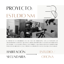 ESTUDIO NM. Arquitetura de interiores, Design de interiores, Interiores, e Design de espaços projeto de Eliana Belén Narváez Martínez - 10.02.2023