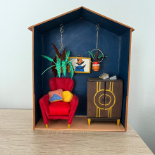 My project for course: DIY Miniature House & Furnishing for Beginners. Artesanato, Design de brinquedos, e DIY projeto de Nadiia Ridko - 11.02.2023