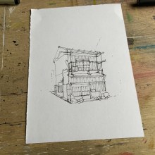 My project for course: Expressive Architectural Sketching with Colored Markers. Un proyecto de Bocetado, Dibujo, Ilustración arquitectónica, Sketchbook e Ilustración con tinta de Darren Riley - 11.02.2023