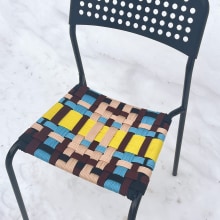 My project for course: Rope Weaving Techniques for Colorful Chairs. Design, Artesanato, Design e fabricação de móveis, e Tecelagem projeto de juliavallelunga - 15.02.2023