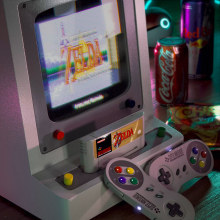 The Legend of Zelda loading screen on the Super Nintendo NES. Un proyecto de 3D, VFX y Videojuegos de Federico Del Sordo - 20.02.2023
