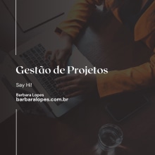 Meu projeto do curso: Introdução à gestão de projetos. Consultoria criativa, Gestão de design, e Marketing projeto de Bárbara Lopes - 23.02.2023