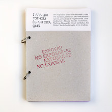Exponer · No exponerse · Exponerse · No exponer / Publicación Modular. Un projet de Conception éditoriale de Silvia Renda - 24.02.2023