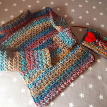 Mi proyecto del curso: Técnicas de crochet para crear prendas coloridas. Un proyecto de Diseño de moda, Tejido, DIY, Crochet y Diseño textil de anavadeviaje - 03.03.2023