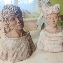Mój projekt z kursu: Wprowadzenie do rzeźby figuratywnej z gliny. Fine Arts, and Sculpture project by Renata Skorczyńska-Szostak - 03.03.2023
