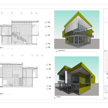 Mi proyecto del curso: Diseño y modelado arquitectónico 3D con Revit. Un proyecto de 3D, Arquitectura, Arquitectura interior, Modelado 3D, Arquitectura digital y Visualización arquitectónica de Nidia Nahas - 04.03.2023