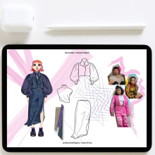 Mi proyecto del curso: Artbook de moda: crea figurines en Adobe Illustrator. Un proyecto de Ilustración tradicional, Moda, Diseño gráfico, Ilustración vectorial, Diseño de moda, Ilustración digital e Ilustración de moda					 de Andrea Domínguez - 06.03.2023