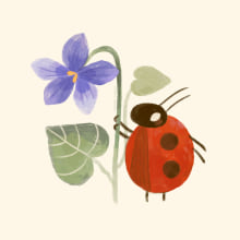 Ladybird. Un proyecto de Ilustración tradicional de Raahat Kaduji - 14.02.2023