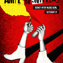  Illustration for Music Lovers : Amyl & the Sniffers. Un proyecto de Ilustración tradicional, Bellas Artes y Diseño de carteles de Kiefer Jenkins - 08.03.2023