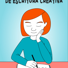 Cartel del Taller Infantil de Escritura Creativa. Un proyecto de Educación, Diseño gráfico, Ilustración vectorial y Diseño de carteles de Isabel Umbría - 13.03.2023