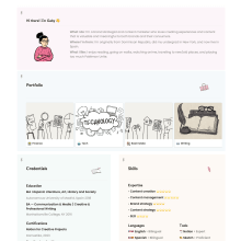 My project for course: Introduction to Notion for Creative Projects. Un proyecto de Desarrollo Web y Desarrollo de producto digital de Gabrielle van Welie - 14.03.2023