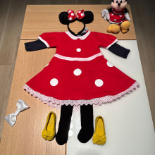Minnie costume design. Fashion Design project by Ariana Villalonga - 01.25.2023