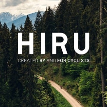 HIRU: una marca puramente ciclista. Een project van  Br, ing en identiteit, Productontwerp y  Creativiteit van SIROPE - 11.01.2021