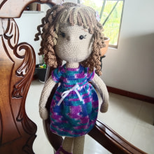 Mi proyecto del curso: Elaboración de muñecas amigurumi románticas. Un proyecto de Artesanía, Diseño de juguetes, Tejido, Crochet, Amigurumi y Diseño textil de Neffer Millan - 21.03.2023