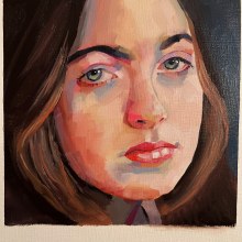 My project for course: Portrait Painting with Oil: Explore Light and Shade. Un proyecto de Bellas Artes, Pintura, Ilustración de retrato y Pintura al óleo de zoeybaloey - 22.03.2023