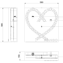 Mi proyecto del curso: Introducción al vitrinismo comercial Mango San valentin. Installations, Paper Craft, Interior Decoration, DIY, Retail Design, and Spatial Design project by luciatoderi - 03.24.2023